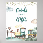 Geburtstagskarten und Geschenke-Zeichen Poster (Vorne)