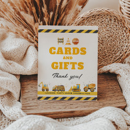 Geburtstagskarten und Geschenkzeichen Sockelschild