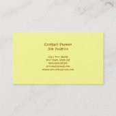 Geburtstagskarten Visitenkarte (Rückseite)