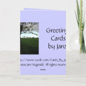 Geburtstagskarten von Janz für Vater Karte (Rückseite)