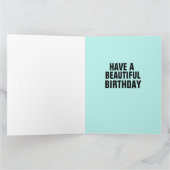 GEBURTSTAGSKARTEN VON KRIEGELEUCHTEN DANKESKARTE (Innenseite)