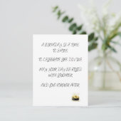 Geburtstagskartengedicht Karte (Stehend Vorderseite)