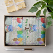 Geburtstagskartonpapier Seidenpapier (Geschenk)