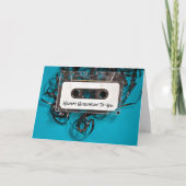 Geburtstagskassettenband Karte (Vorderseite)