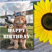 Geburtstagskatalysator Foto & Flugzeug Funny Aviat Karte