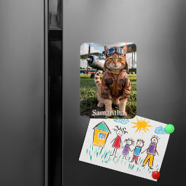 Geburtstagskatalysator Foto & Flugzeug Funny Aviat Magnet