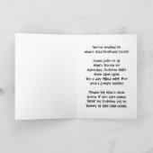 Geburtstagskateboard Panda personalisierbare Einla Einladung (Innenseite)