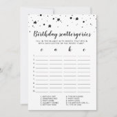 Geburtstagskattergorien-Spielkarte Einladung (Vorderseite)