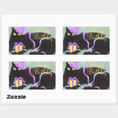 Geburtstagskätzchen, Aufkleber (Blatt)