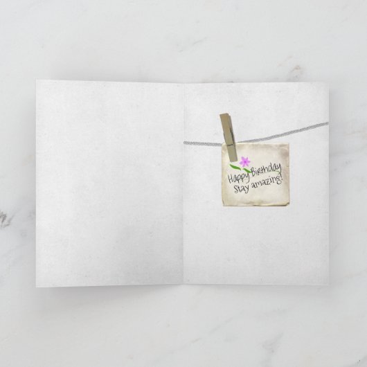 Geburtstagskätzchen Karte (Innenseite)