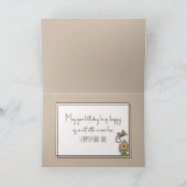 Geburtstagskatze in Faltschachtel Karte (Innenseite)