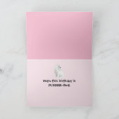 Geburtstagskatze mit Ribbons Karte (Innenseite)