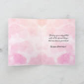 Geburtstagskatze Pink Schönes Soul Feiertagskarte (Innenseite)