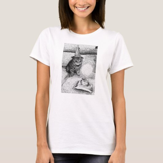 Geburtstagskatze T-Shirt (Vorderseite)
