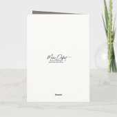 Geburtstagskatze und Hühnchen Karte (Rückseite)