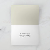 Geburtstagskatze zum Baden Karte (Innenseite)