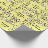 Geburtstagskatzen Geschenkpapier (Ecke)