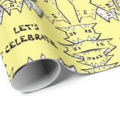 Geburtstagskatzen Geschenkpapier (Rolleneckpunkt)
