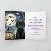 Geburtstagskatzen Halloween Karte (Innenseite)