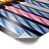 Geburtstagskerzen Fotodruck (Ecke)