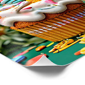 Geburtstagskichhörnchen Poster (Ecke)