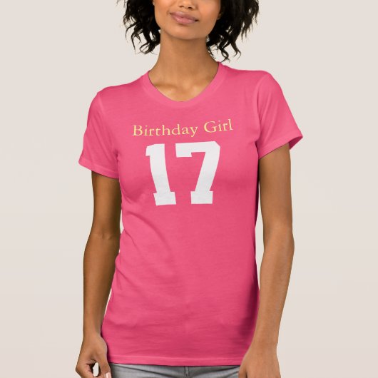 Geburtstagskind 17 T-Shirt (Vorderseite)