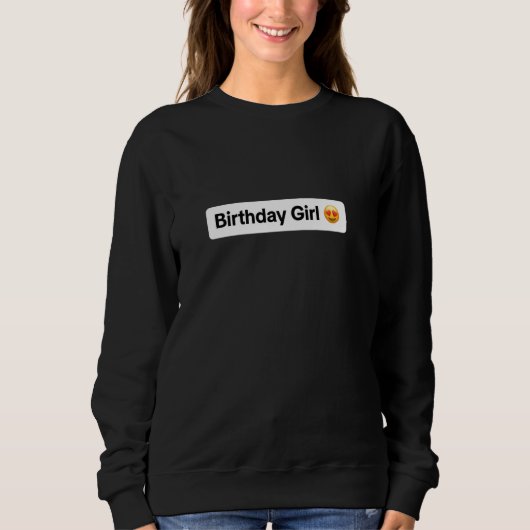 Geburtstagskind 1 sweatshirt (Vorderseite)