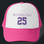 Geburtstagskind 25 truckerkappe<br><div class="desc">Pig 25! For someone who twenty-five has become years.</div>