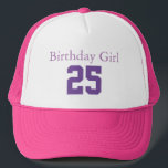 Geburtstagskind 25 truckerkappe<br><div class="desc">Pig 25! For someone who twenty-five has become years.</div>