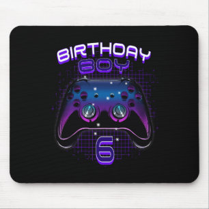Geburtstagskind 6 Video Game Controller Gamer 6th  Mousepad