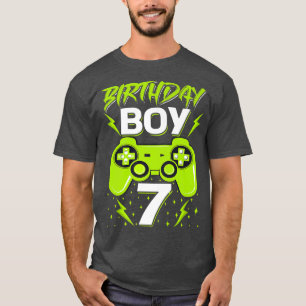Geburtstagskind 7 Video Game Controller Gamer 7th T-Shirt