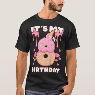 Geburtstagskind 8 Jahre Eiscreme Es ist mein 8. Ge T-Shirt