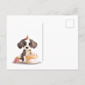 Geburtstagskind Einladungspostkarte (Rückseite)