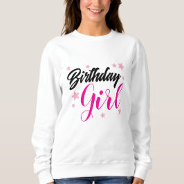 Geburtstagskind einzigartig farbenfrohe Frauengest Sweatshirt