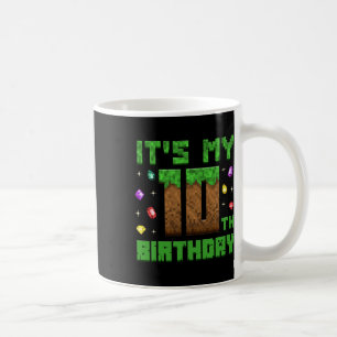 Geburtstagskind Es ist mein 10. Geburtstag Gamer P Kaffeetasse