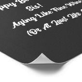 ฺ Geburtstagskind, Geburtstagskinder, Funny Birthd Poster (Ecke)