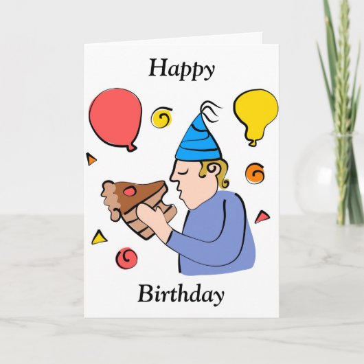 Geburtstagskind, Happy, Geburtstag Karte (Vorderseite)