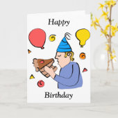 Geburtstagskind, Happy, Geburtstag Karte (Gelbe Blume)