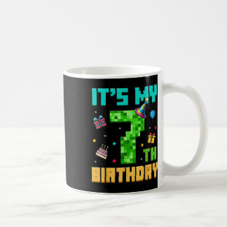 Geburtstagskind hat mein 7. Geburtstagsvideo-Game Kaffeetasse