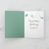 Geburtstagskind im Sommergarten Karte (Innenseite)