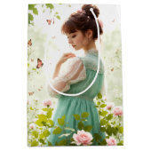 Geburtstagskind im Sommergarten Mittlere Geschenktüte (Vorderseite)