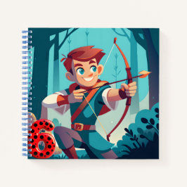 Geburtstagskind mit 6 Jahren Notizblock