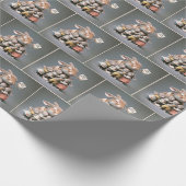 Geburtstagskind mit Babys Geschenkpapier (Ecke)