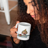 Geburtstagskind mit Geschenk Kaffeetasse