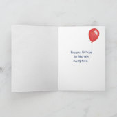 Geburtstagskind mit Huhn Karte (Innenseite)