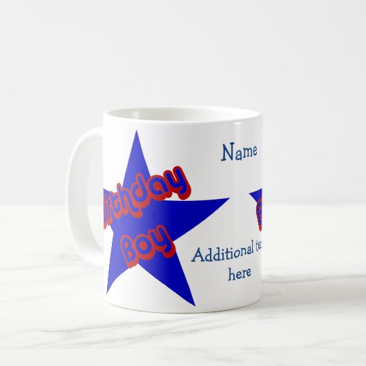 Geburtstagskind Niedlich Niedlich Personalisiert Kaffeetasse (Vorderseite Links)