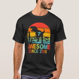 Geburtstagskind Phantastisch seit 2016 7 Jahre alt T-Shirt