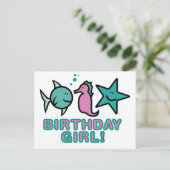 Geburtstagskind! Postkarte (Stehend Vorderseite)