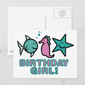 Geburtstagskind! Postkarte (Vorne/Hinten)