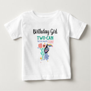 Geburtstagskind TWO-CAN (Toucan) 2. Geburtstag Baby T-shirt